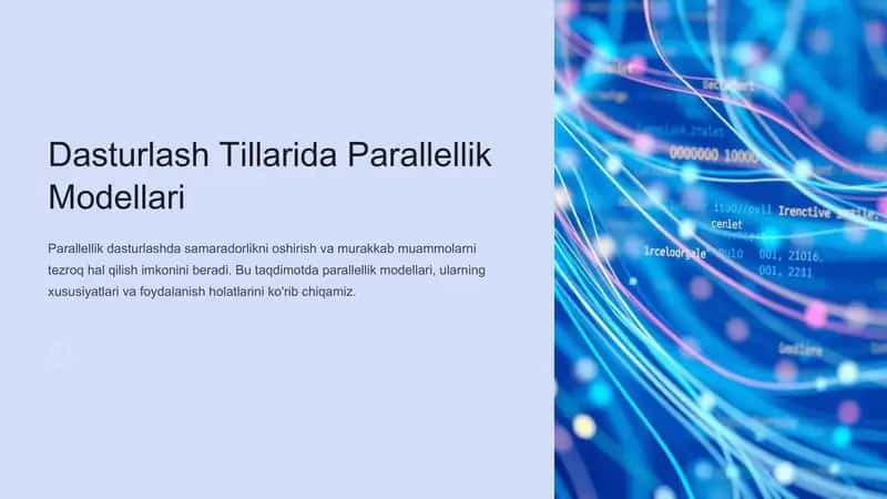 Parallellik Modellari 1