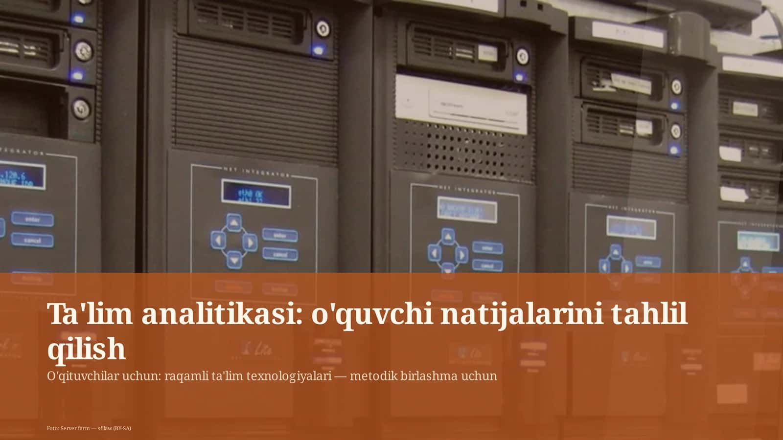 Ta'lim analitikasi: o'quvchi natijalarini tahlil qilish 1