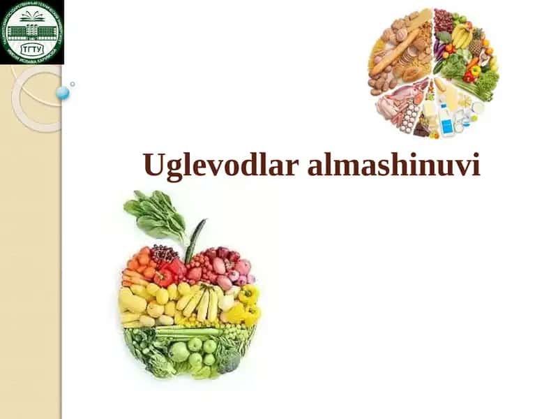 Uglevodlar almashinuvi 1