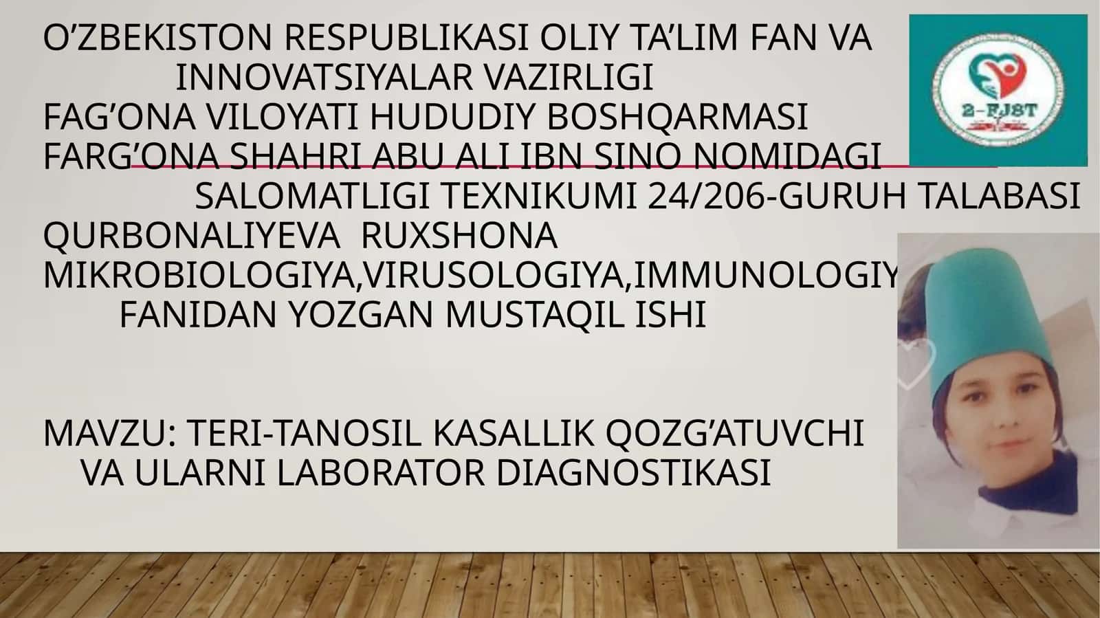 Teri-tanosil kasallik qo'zg'atuvchi va ularni laborator diagnostikasi 1