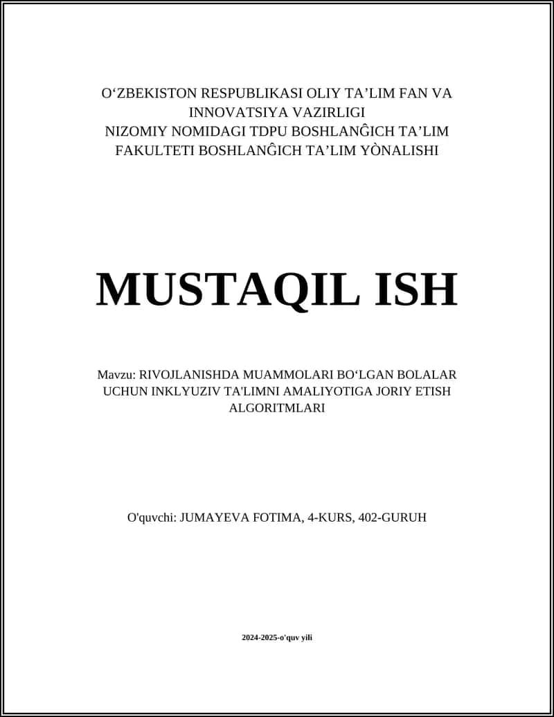 Inklyuziv ta'lim 1