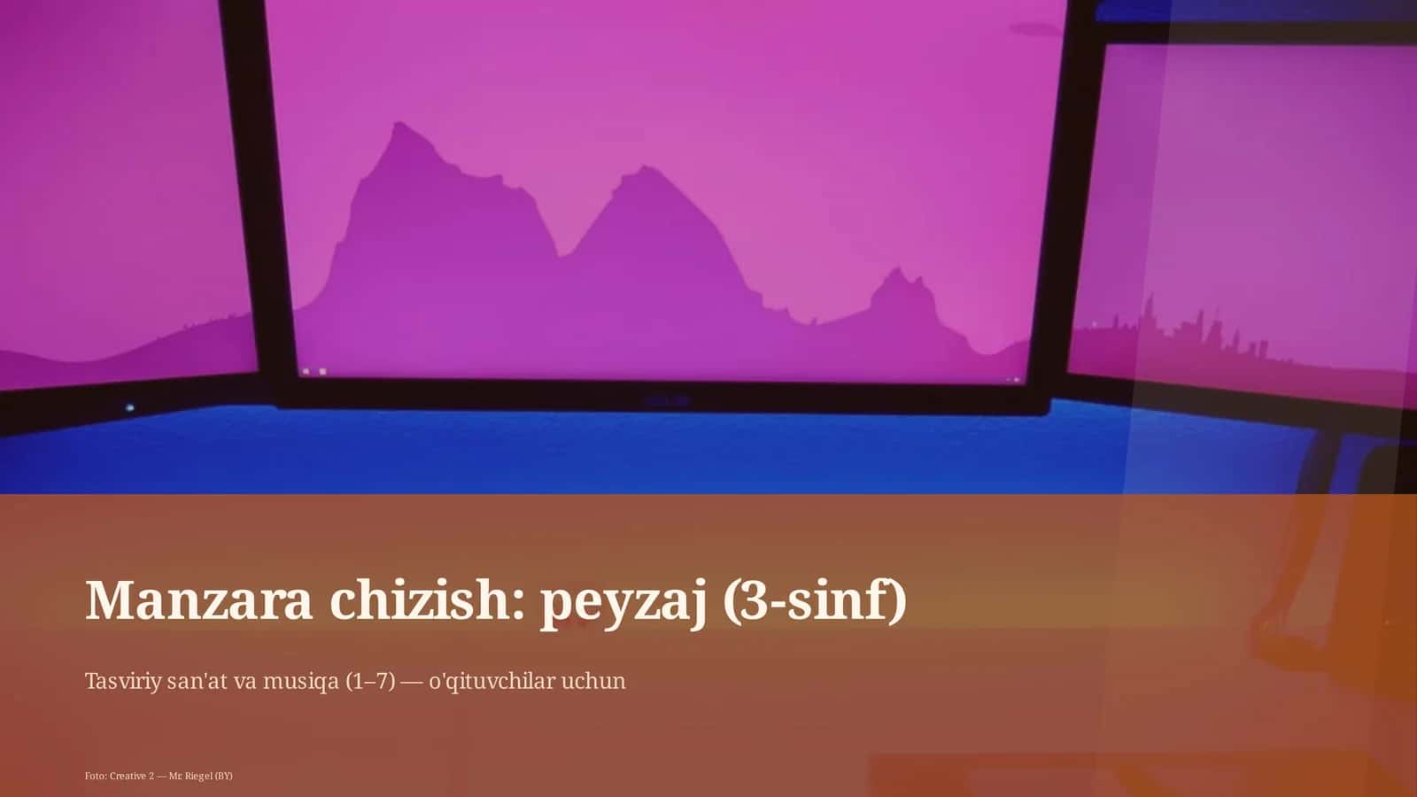 Manzara chizish: peyzaj (3-sinf) 1