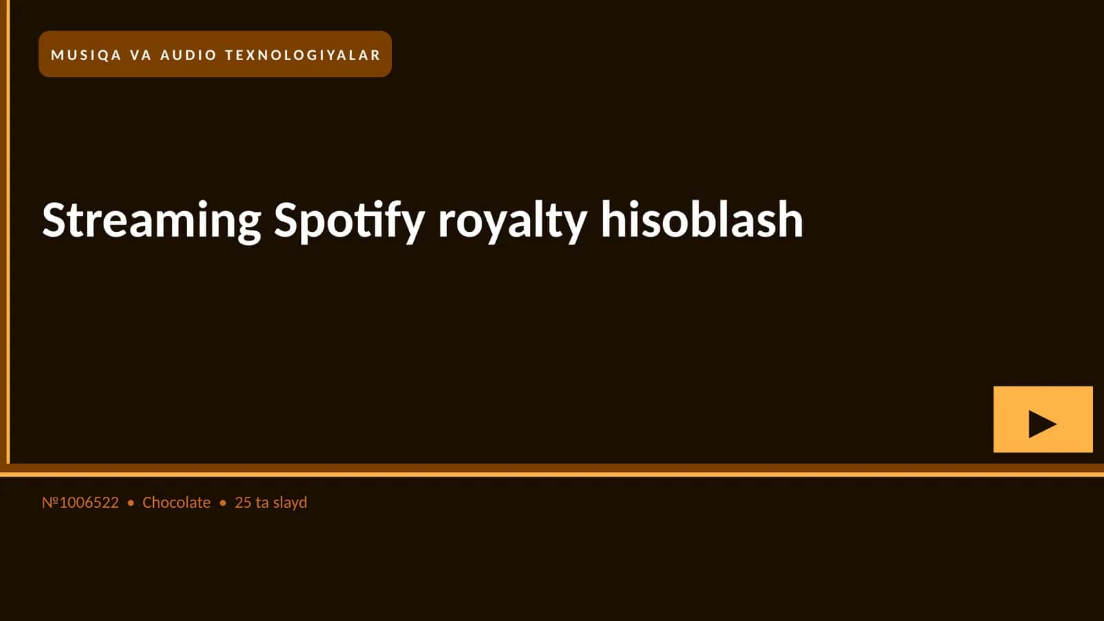 Streaming Spotify royalty hisoblash 1
