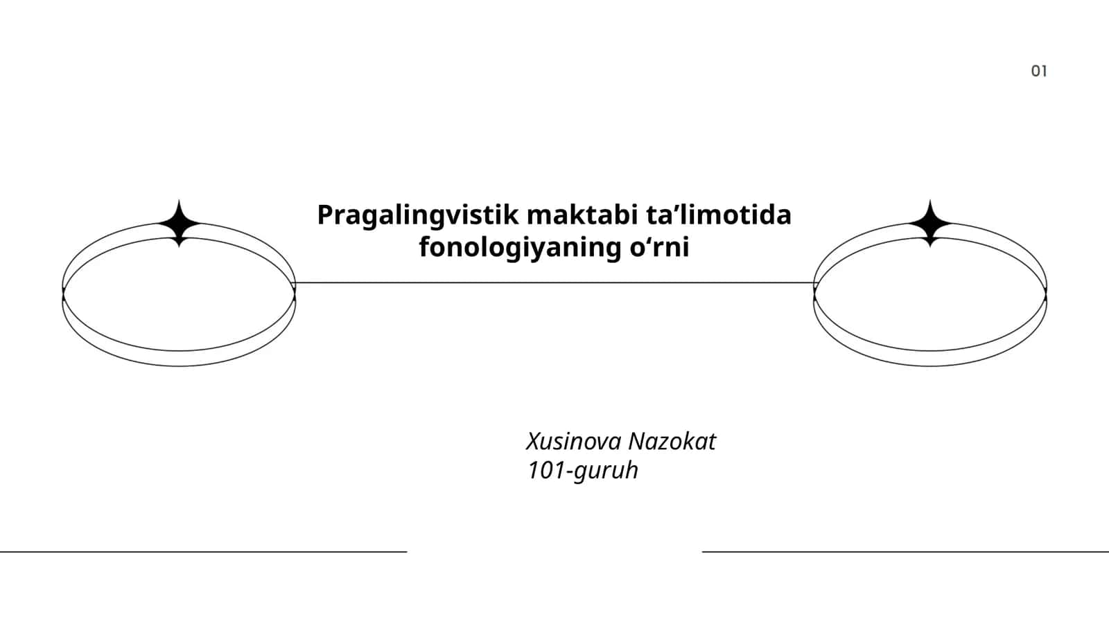 Pragalingvistik maktabi taʼlimotida fonologiyaning oʻrni 1