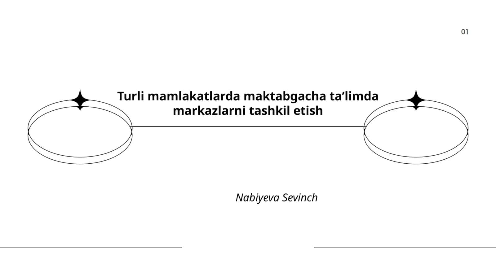 Turli mamlakatlarda maktabgacha ta'limda markazlarni tashkil etish 1