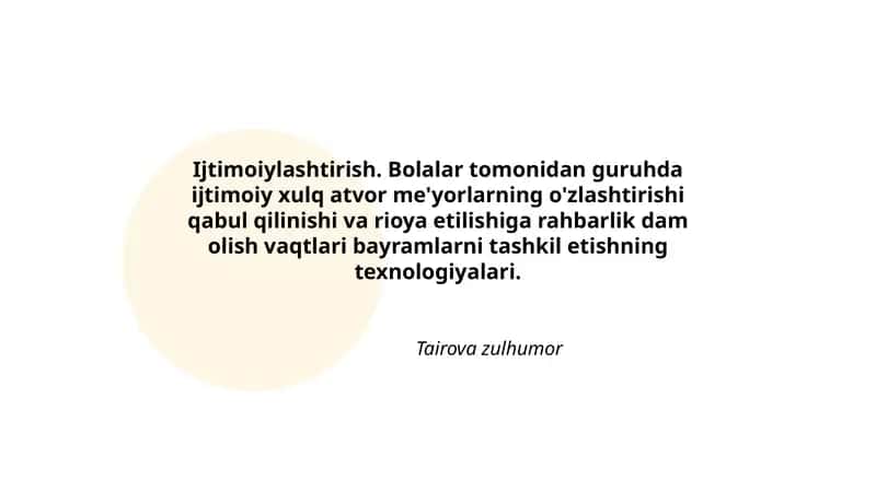 Tashkil etishning texnologiyalari 1