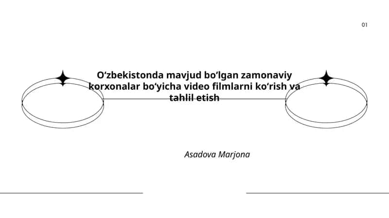 Zamonaviy korxonalar boʻyicha video filmlarni koʻrish va tahlil etish 1