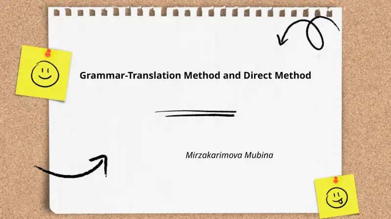 Grammar-Translation Method and Direct Method 1