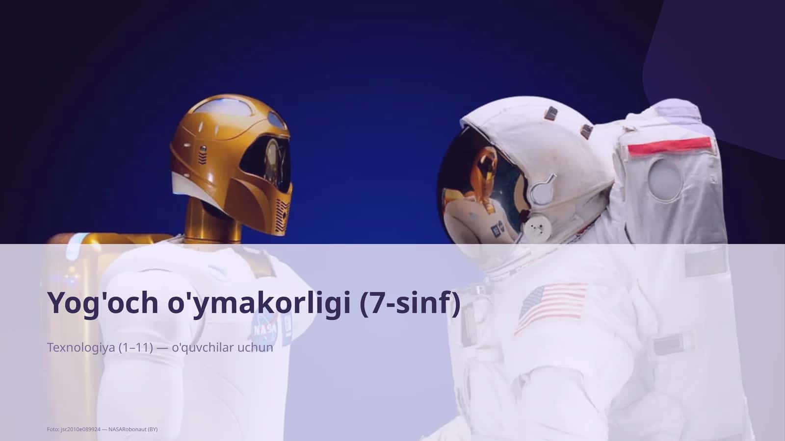 Yog'och o'ymakorligi (7-sinf) 1