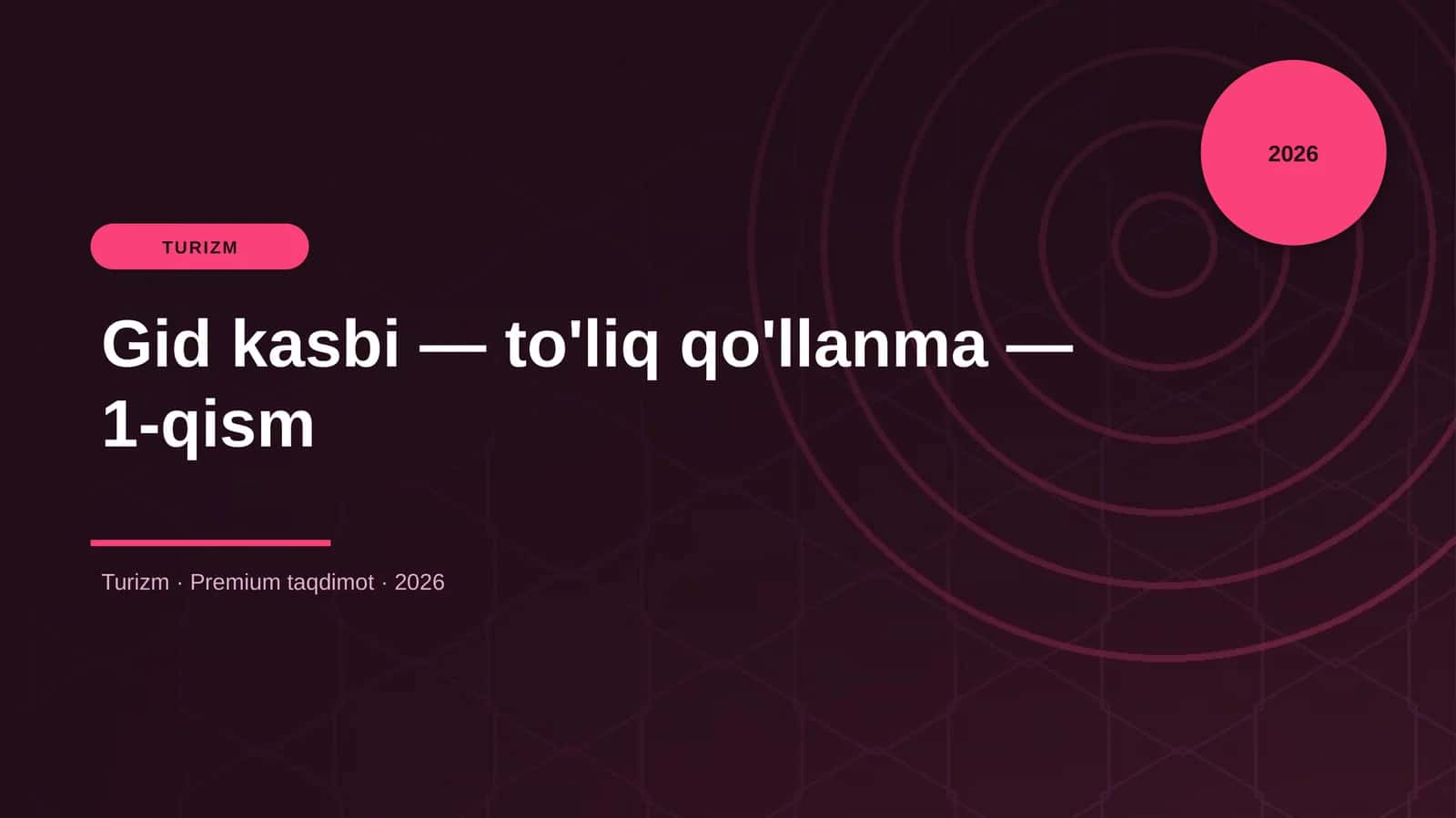 Gid kasbi — to'liq qo'llanma — 1-qism 1