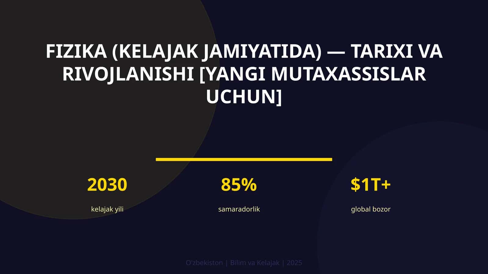 FIZIKA (KELAJAK JAMIYATIDA) — TARIXI VA RIVOJLANISHI [YANGI MUTAXASSISLAR UCHUN] 1