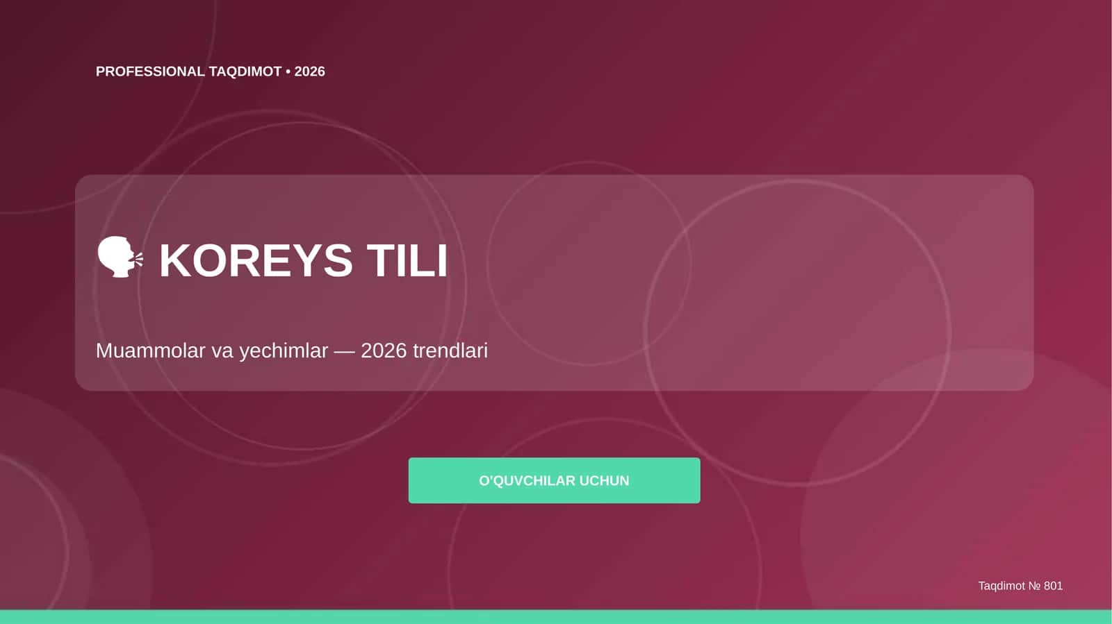 Koreys tili: muammolar va yechimlar (2026 trendlari) [o'quvchilar uchun] 1