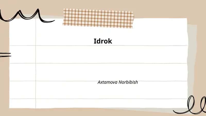 Idrok 1