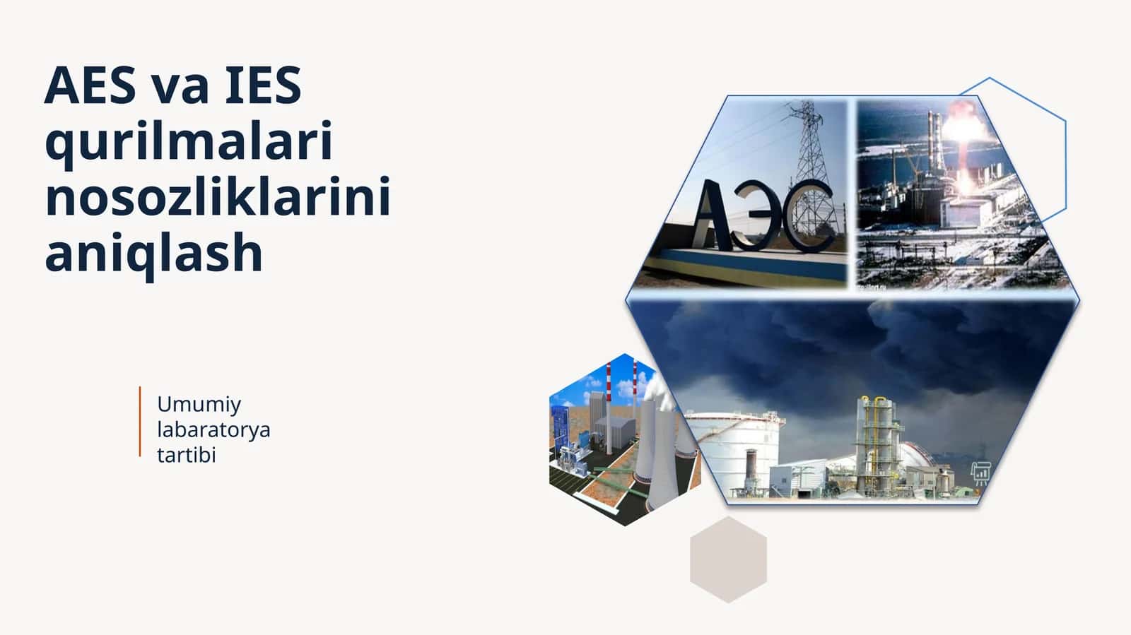 AES va IES qurilmalari no-sozliklarini aniqlash 1