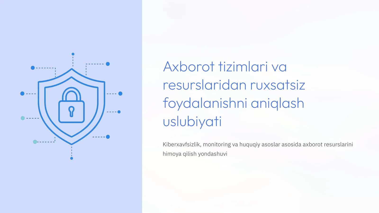 Axborot xavfsizligi: Global muammo 1