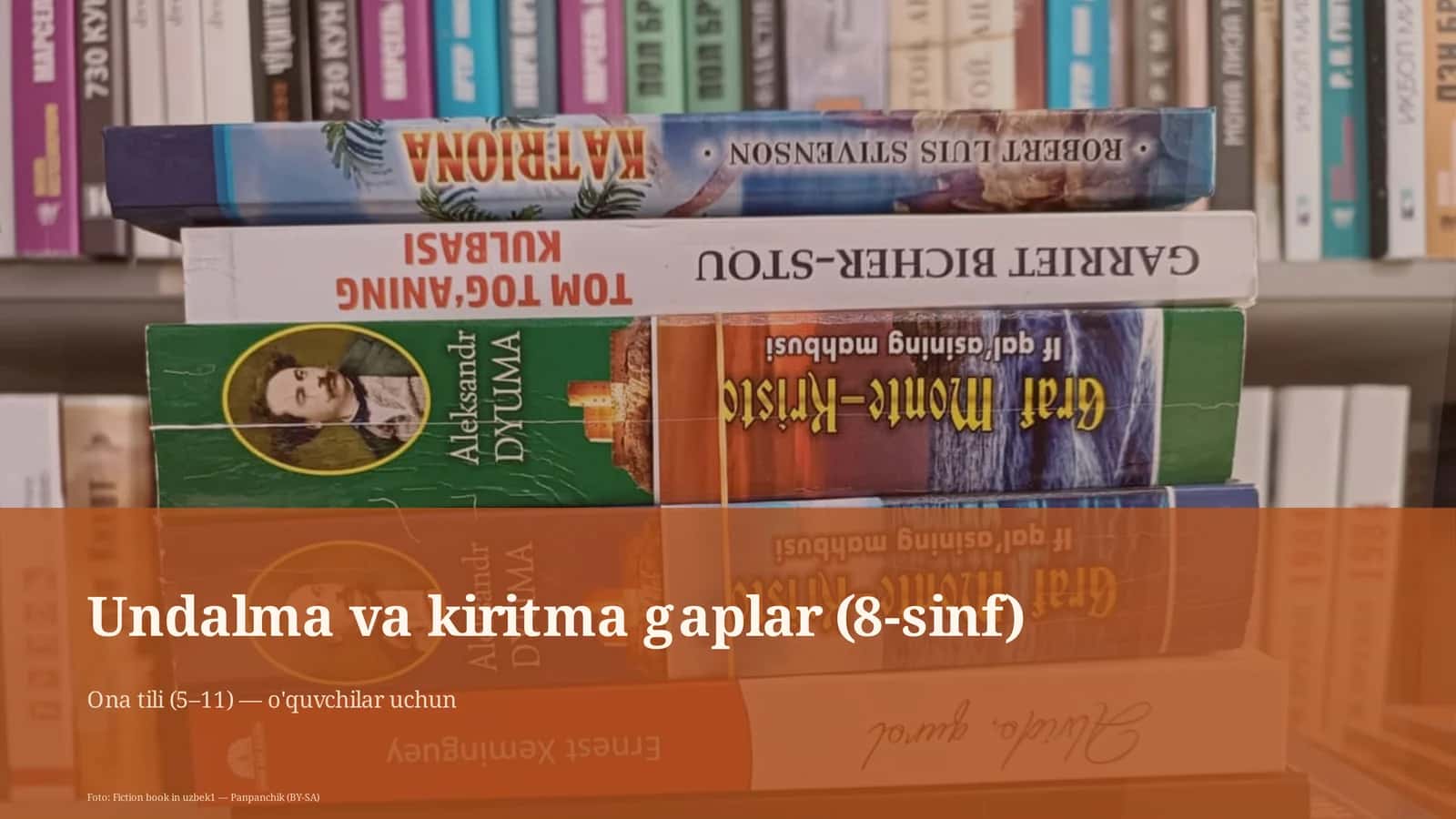 Undalma va kiritma gaplar (8-sinf) 1
