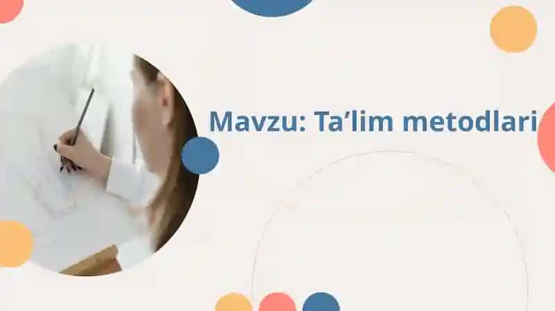 Taʼlim metodlari 1