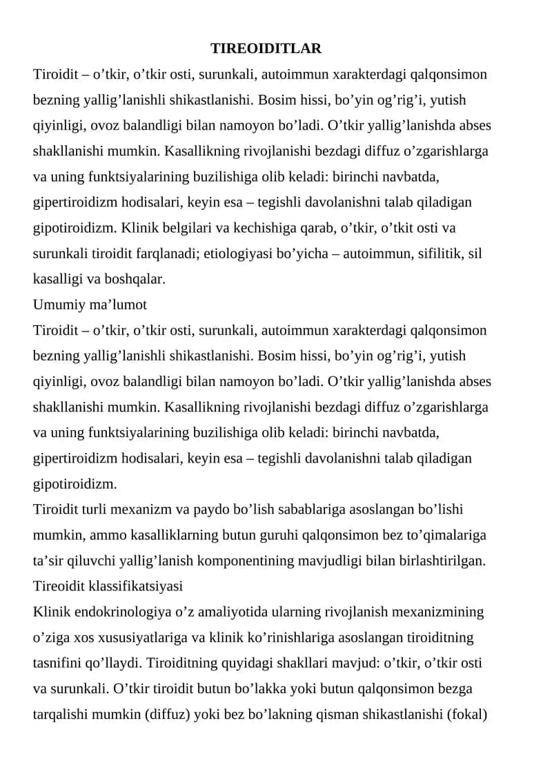 Tireoiditlar 1