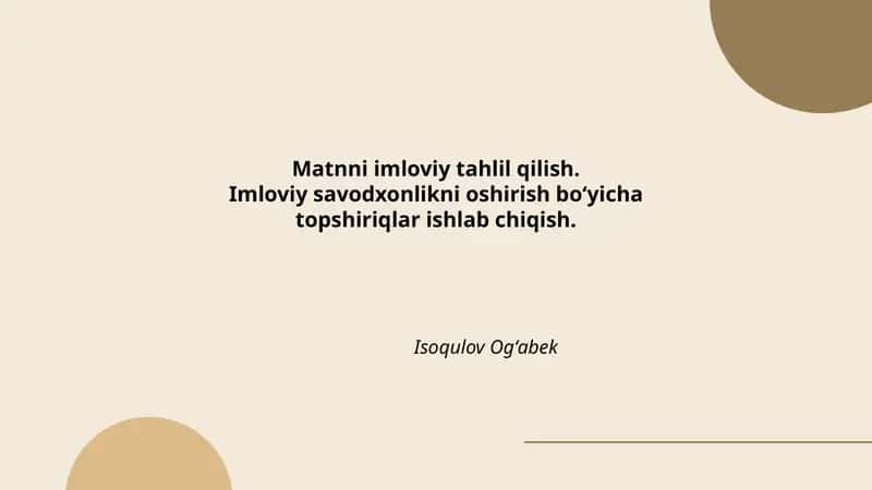 Matnni imloviy tahlil 1