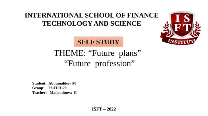 Futureplans 1