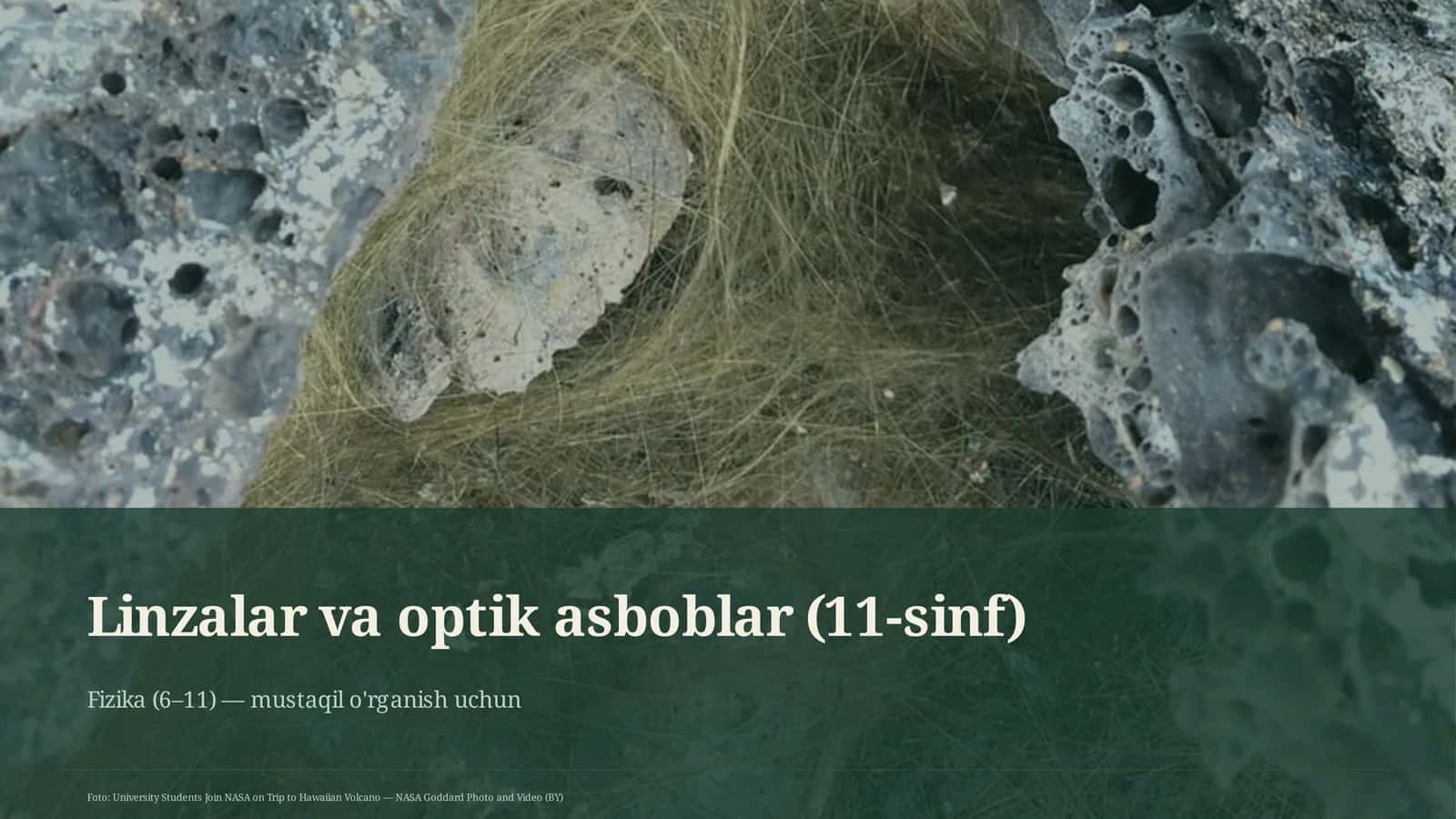Linzalar va optik asboblar (11-sinf) 1