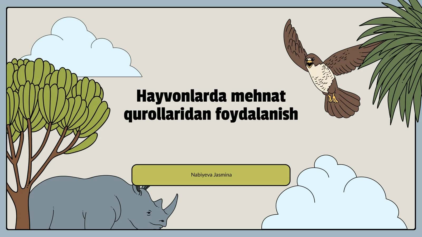 Hayvonlarda mehnat qurollaridan foydalanish 1
