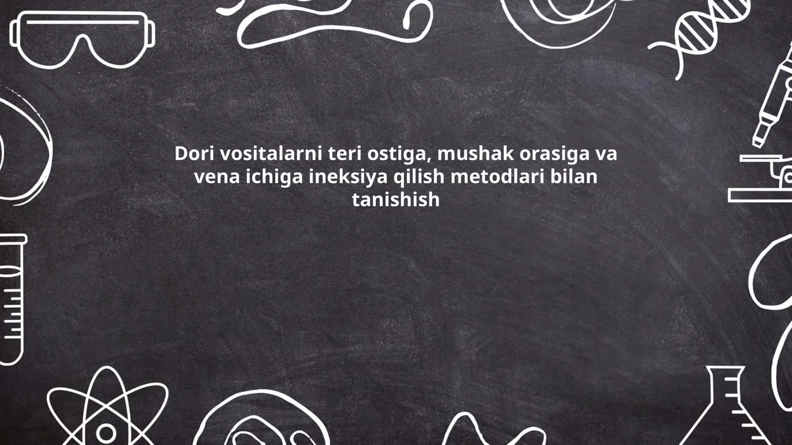 Dori vositalarni ineksiya qilish metodlari 1