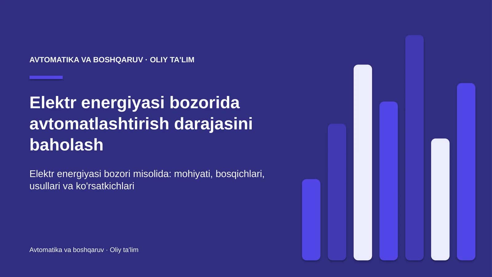 elektr energiyasi bozorida avtomatlashtirish darajasini baholash 9968 1