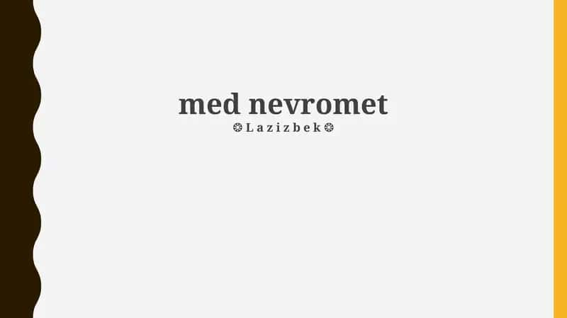 med nevromet 1