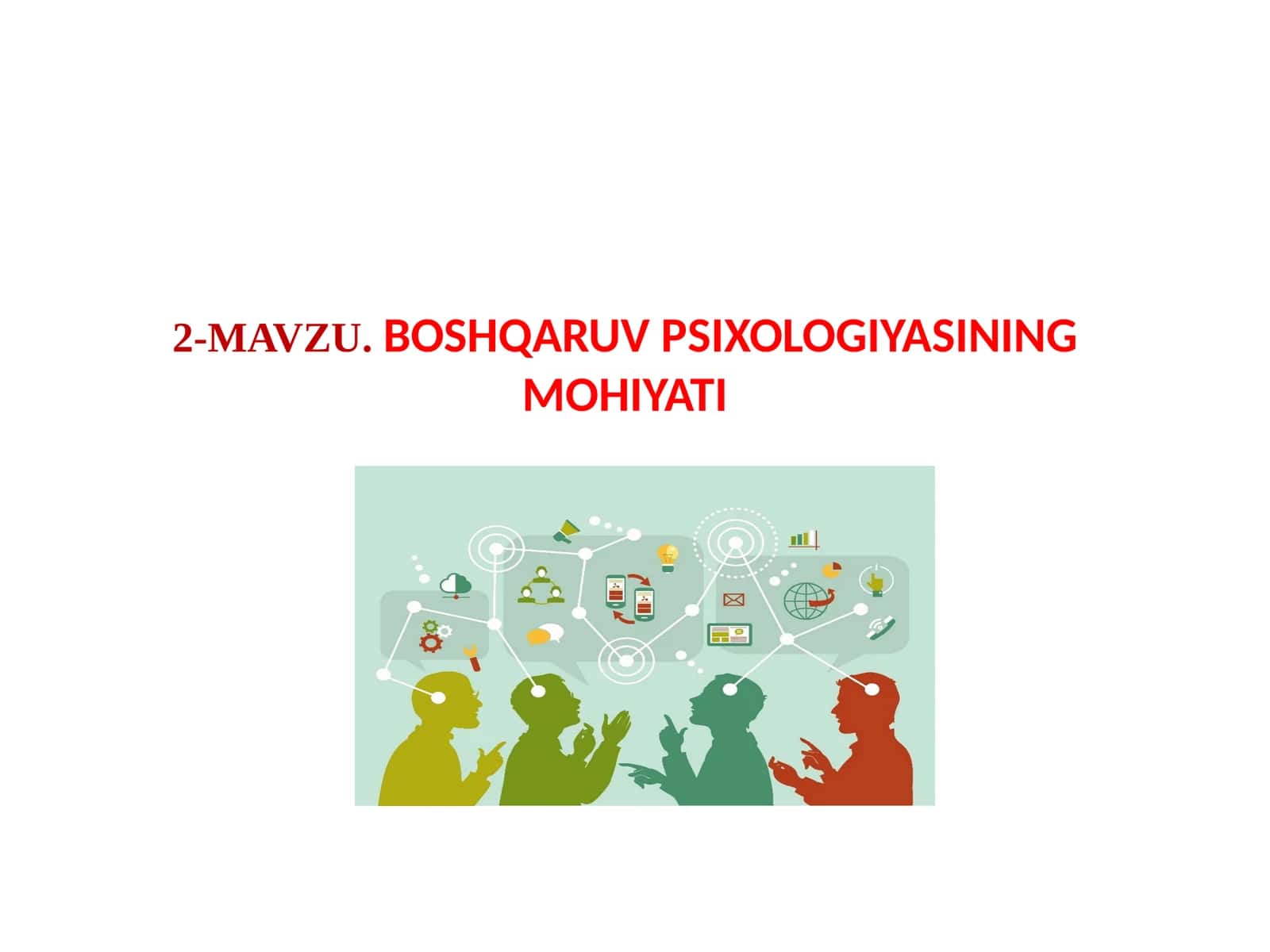 BOSHQARUV PSIXOLOGIYASINING MOHIYATI 1