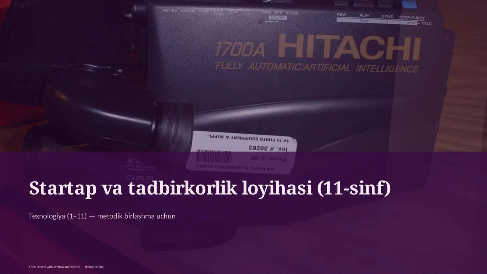 Startap va tadbirkorlik loyihasi (11-sinf) 1