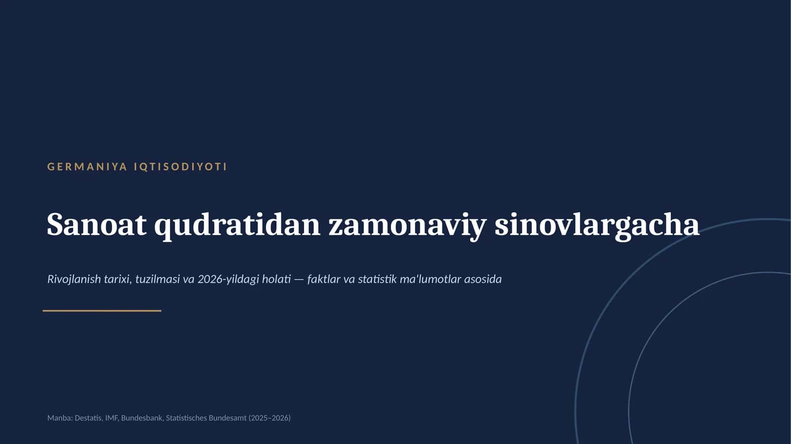 GERMANIYA IQTISODIYOTI 1