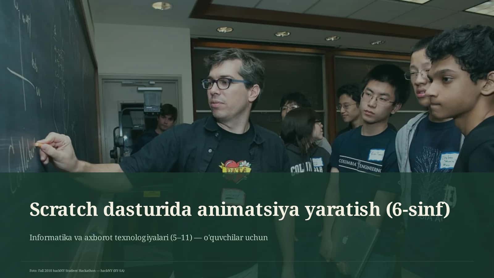 Scratch dasturida animatsiya yaratish (6-sinf) 1