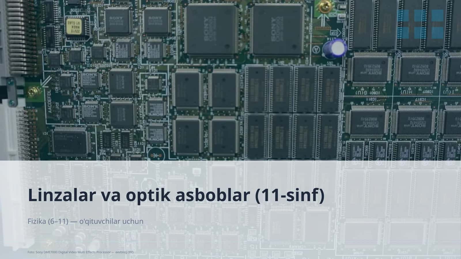 Linzalar va optik asboblar (11-sinf) 1