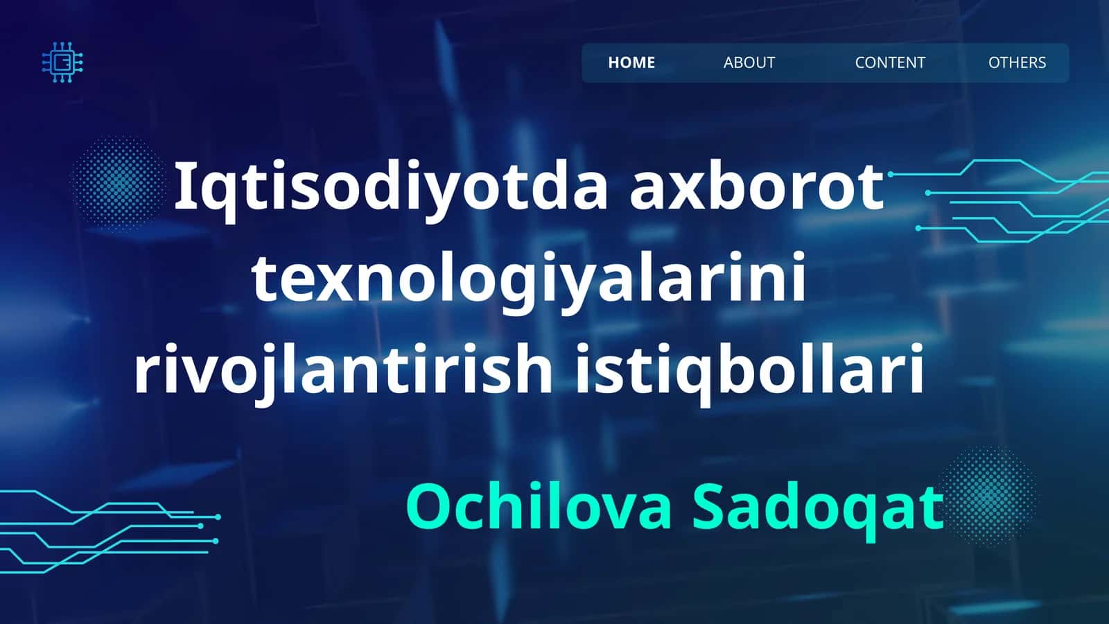Iqtisodiyotda axborot texnologiyalarini rivojlantirish istiqbollari 1