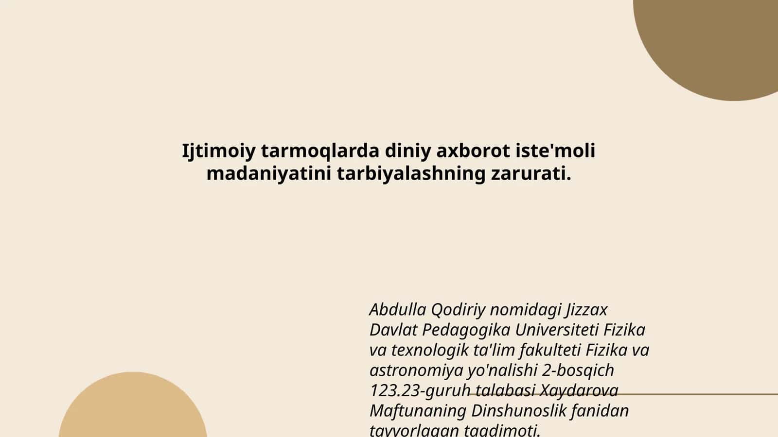 Ijtimoiy tarmoqlarda diniy axborot iste'moli madaniyatini tarbiyalashning zarurati 1