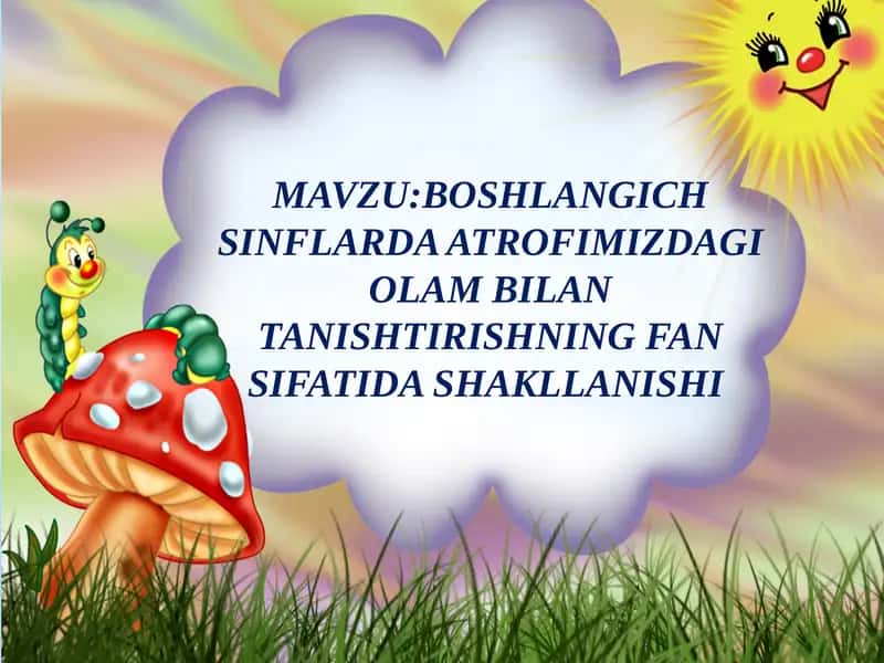 Tabiatshunoslik 1