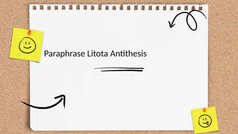 Paraphrase Litota Antithesis 1