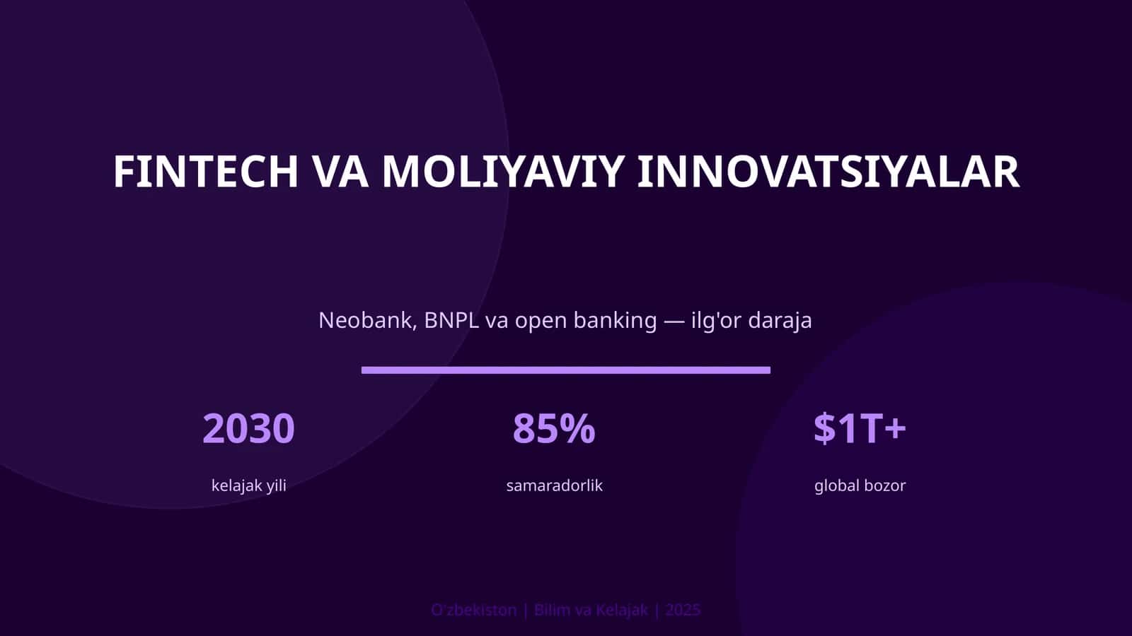 FINTECH VA MOLIYAVIY INNOVATSIYALAR 1