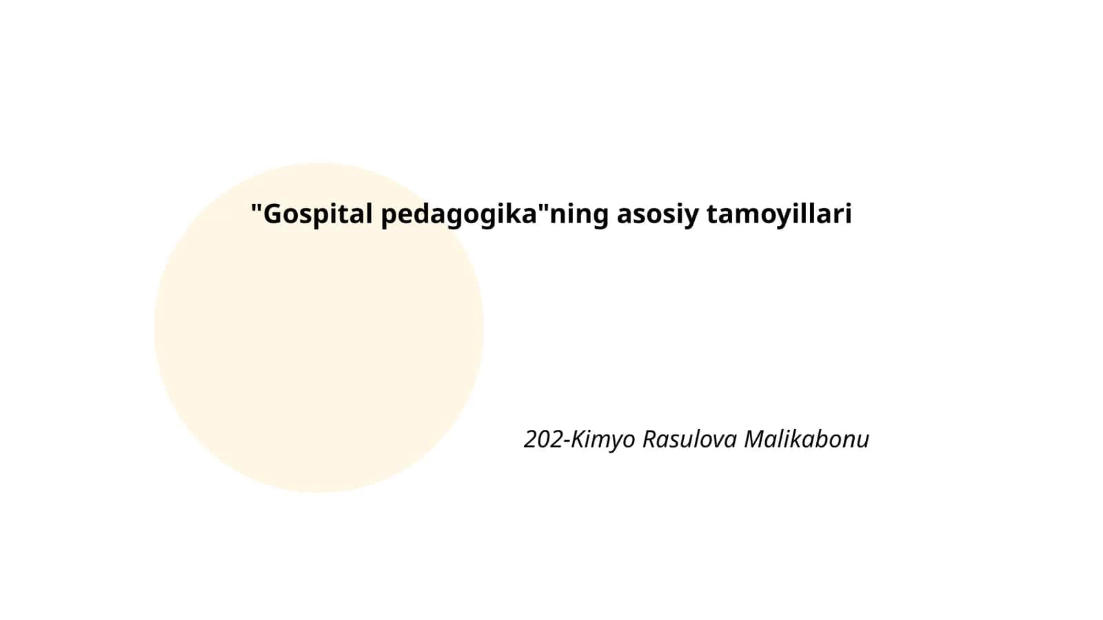 Gospital pedagogika 1