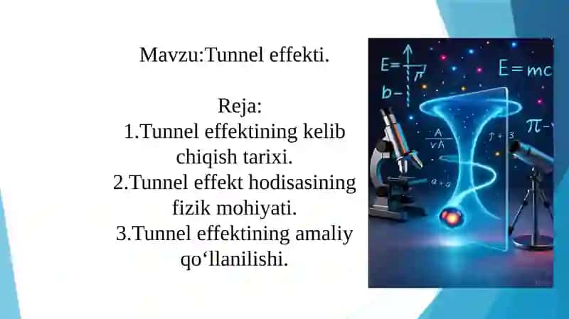 Tunnel efekti (ppt) 1