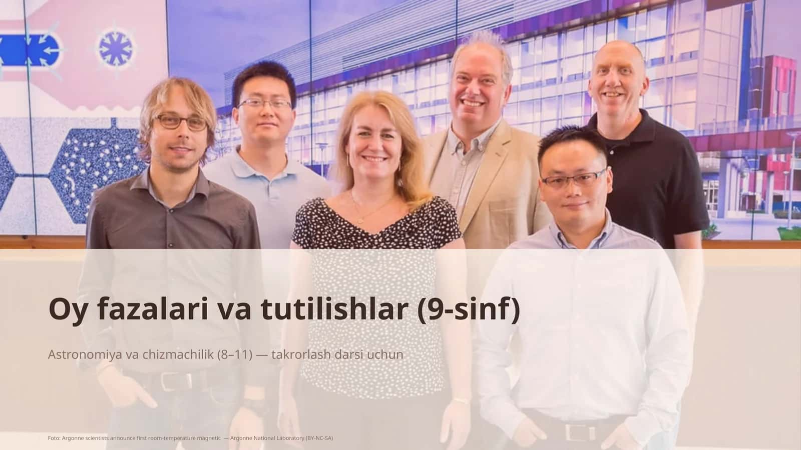 Oy fazalari va tutilishlar (9-sinf) 1