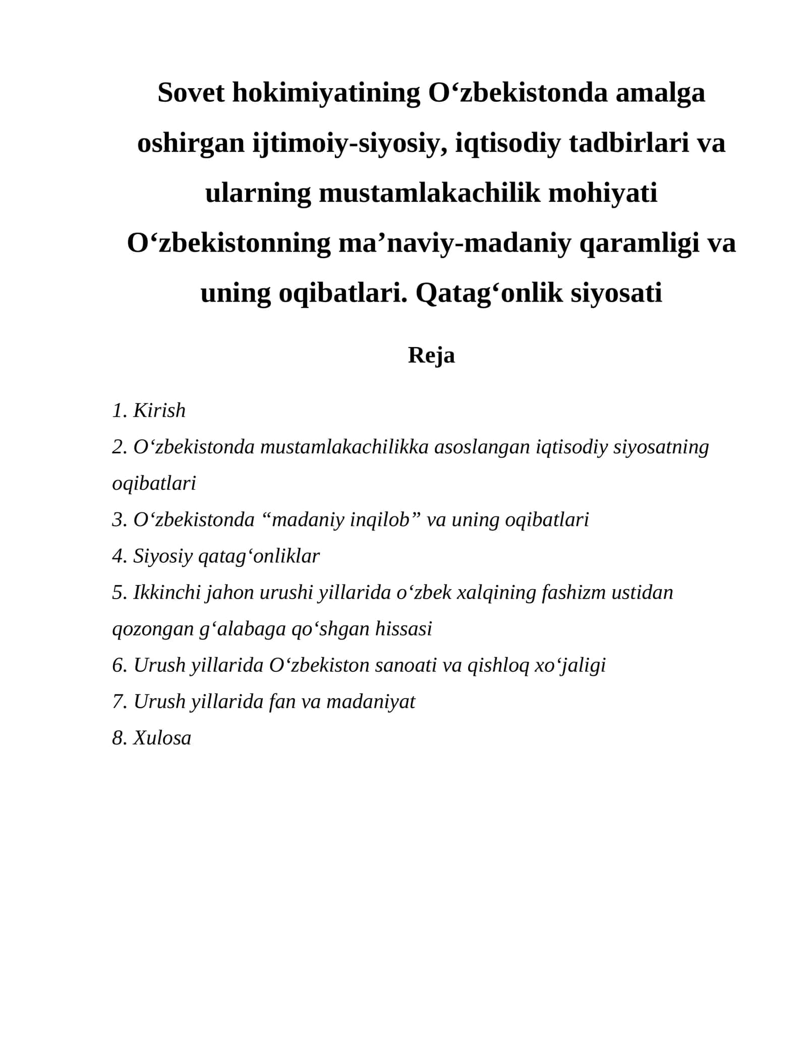 Sovet hokimiyati ijtimoiy-siyosiy tadbirlari 1
