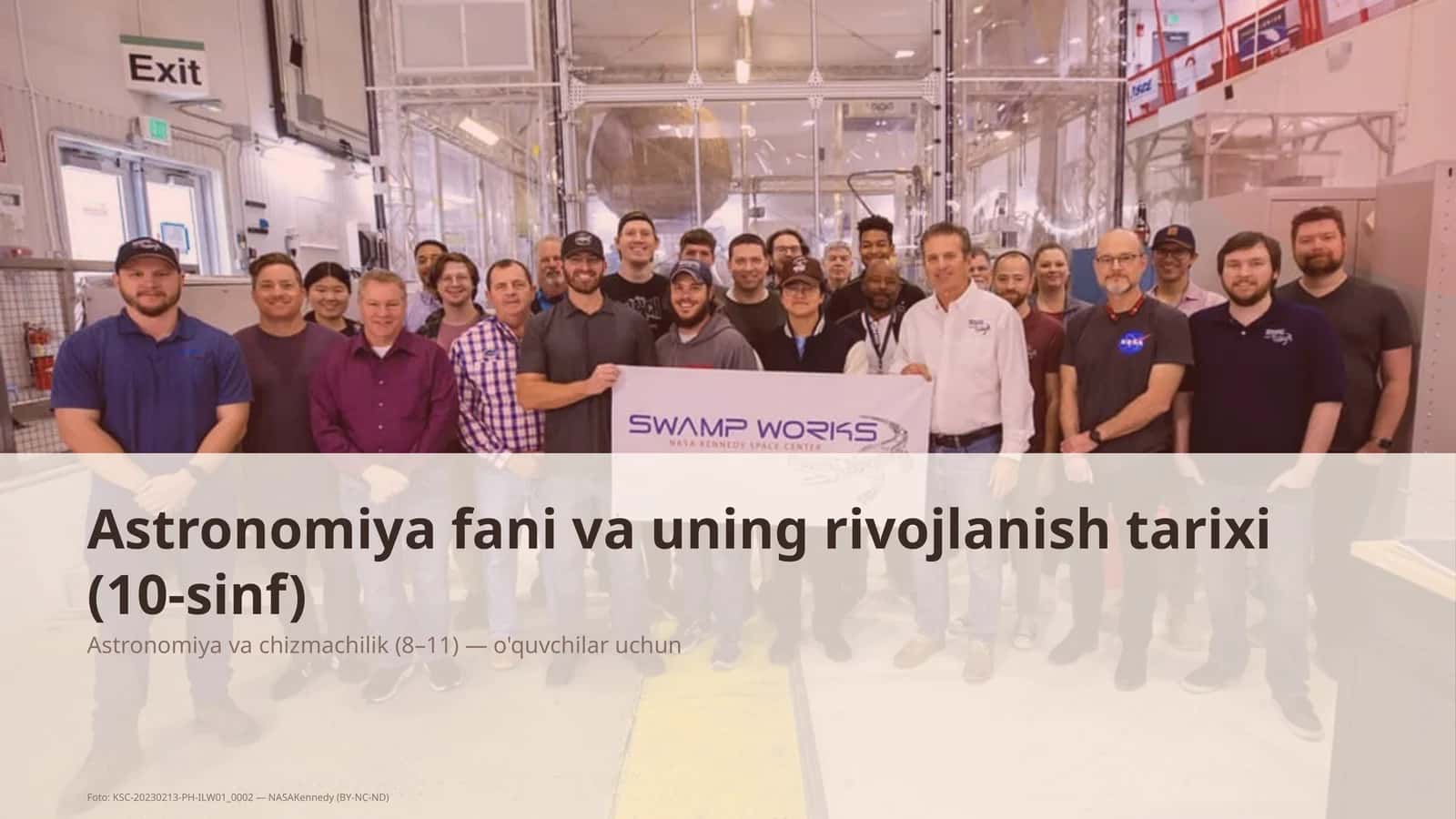 Astronomiya fani va uning rivojlanish tarixi (10-sinf) 1