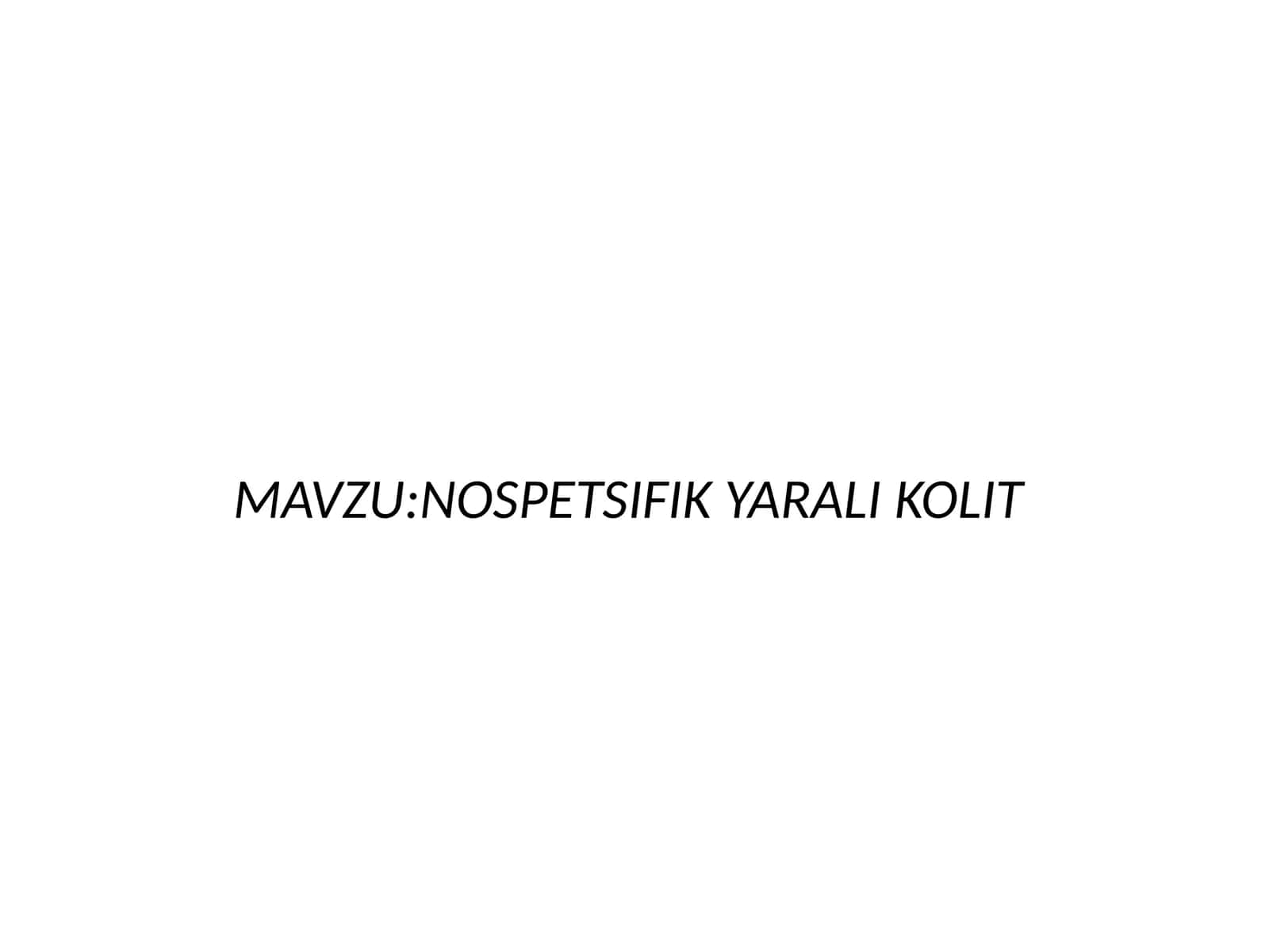 NOSPETSIFIK YARALI KOLIT 1
