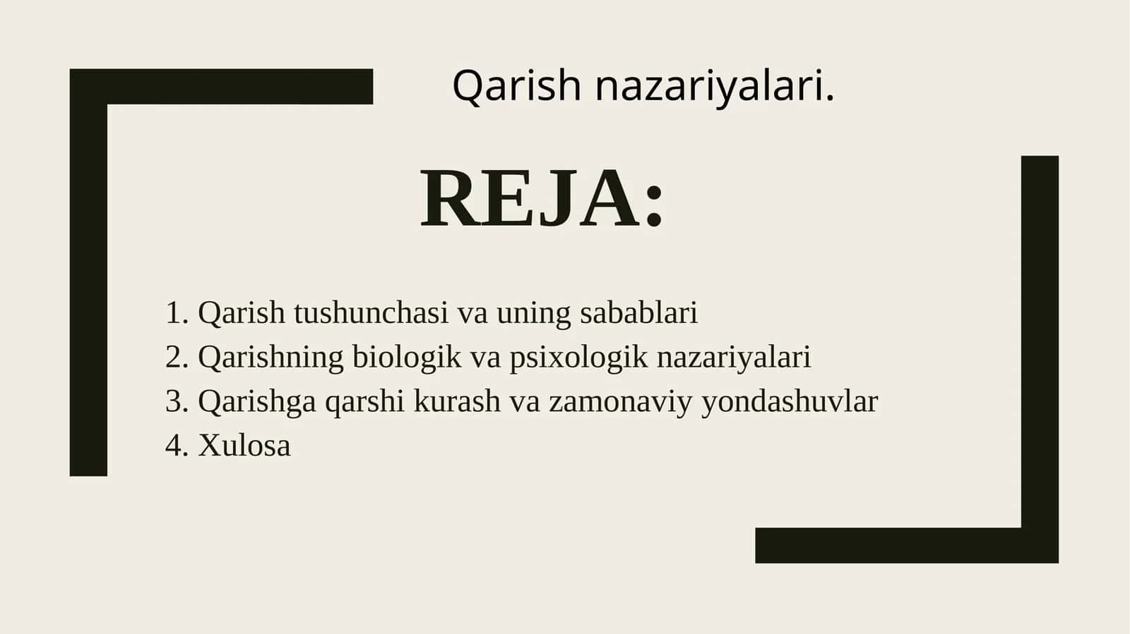 Qarish nazariyalari 1
