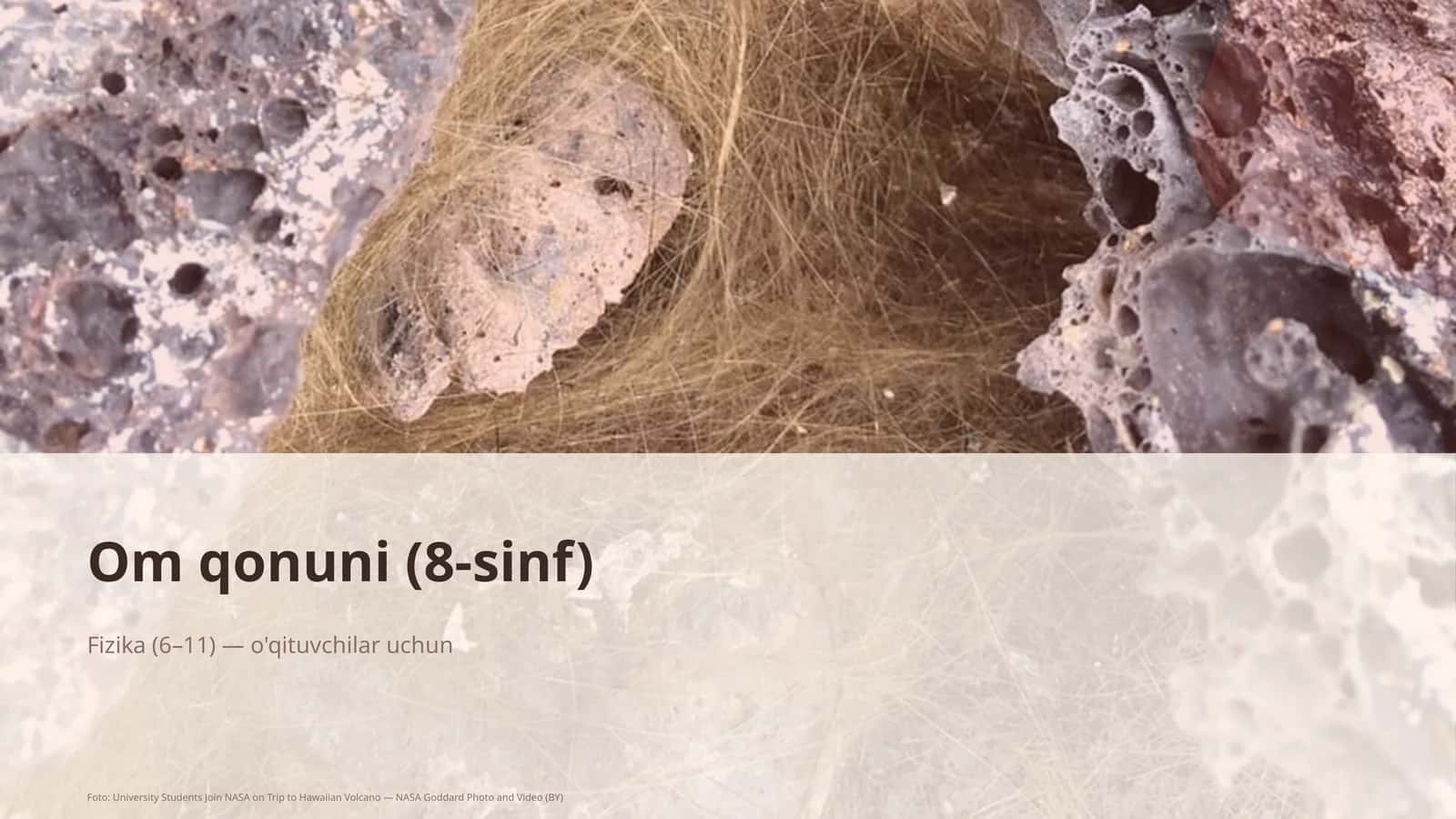 Om qonuni (8-sinf) 1