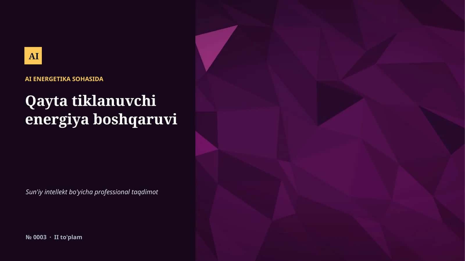 AI ENERGETIKA SOHASIDA 1
