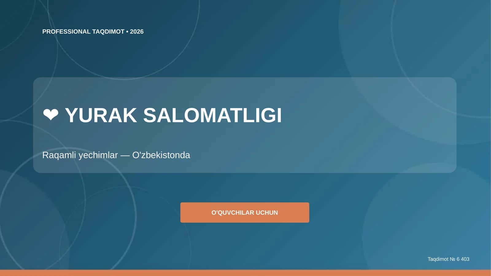 Yurak salomatligi: raqamli yechimlar (O'zbekistonda) [o'quvchilar uchun] 1