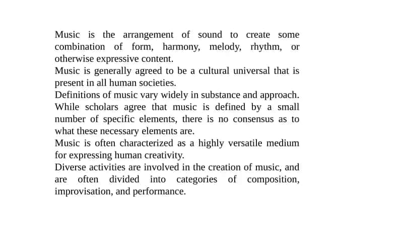 Music 1